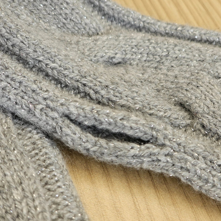 Loro PianaGloves - Loro Piana Women Fingerless Gloves - Manchettes Courchevel Baby Cashmere - FAF9045 - Gray - Ask Me Wear