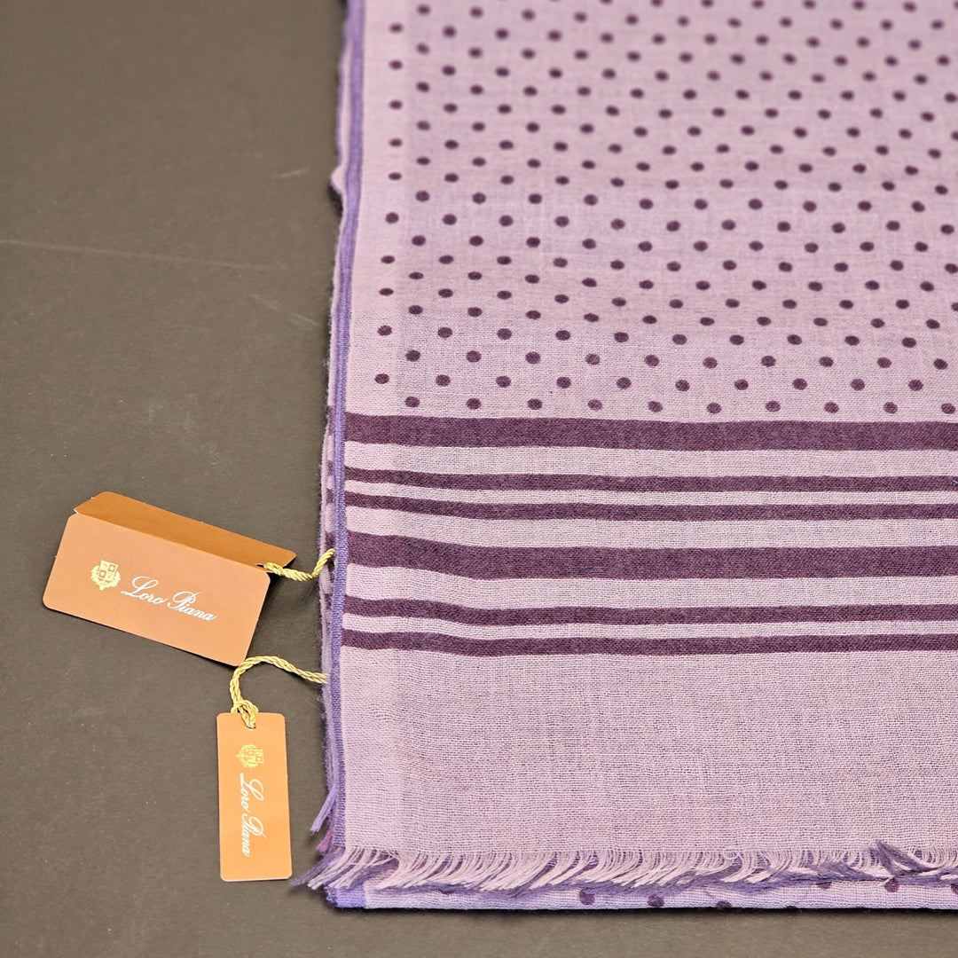 Loro PianaAccessories - Scarves - Loro Piana Women Scarf - Stola Aylit Pois Soffio - 70% Cashmere - FAE2946 - Ask Me Wear