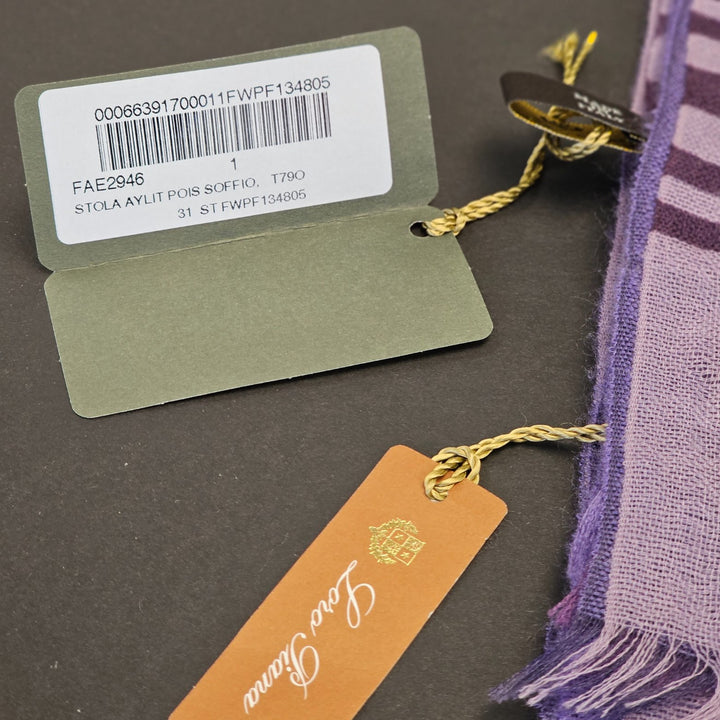 Loro PianaAccessories - Scarves - Loro Piana Women Scarf - Stola Aylit Pois Soffio - 70% Cashmere - FAE2946 - Ask Me Wear