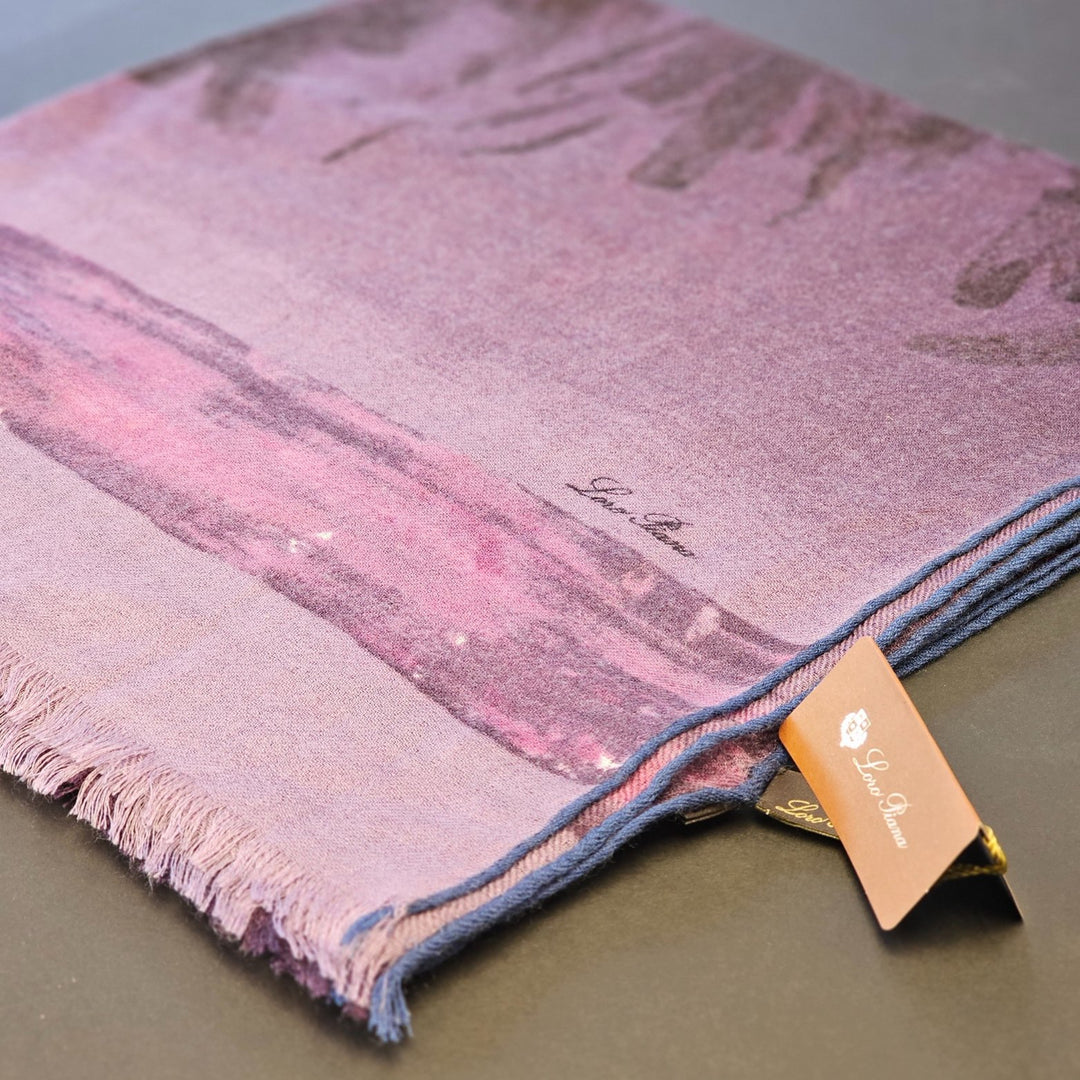 Loro PianaAccessories - Scarves - Loro Piana Women Scarf - Stola Feathers Soffio - 70% Cashmere - FAG3845 TAZ6 - Ask Me Wear