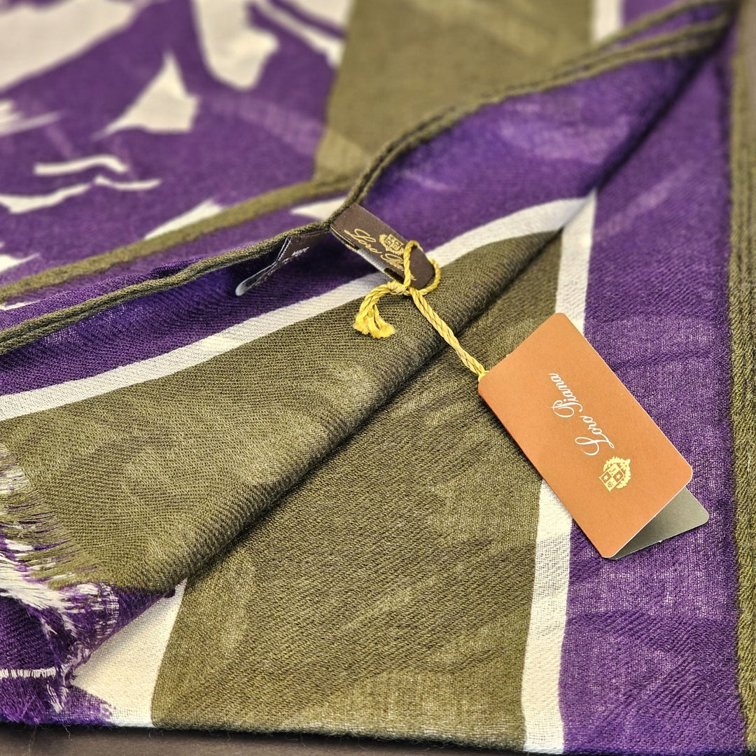 Loro PianaAccessories - Scarves - Loro Piana Women Scarf - Stola I Fioro DI - 70% Cashmere - FAG3137 - Green - Ask Me Wear