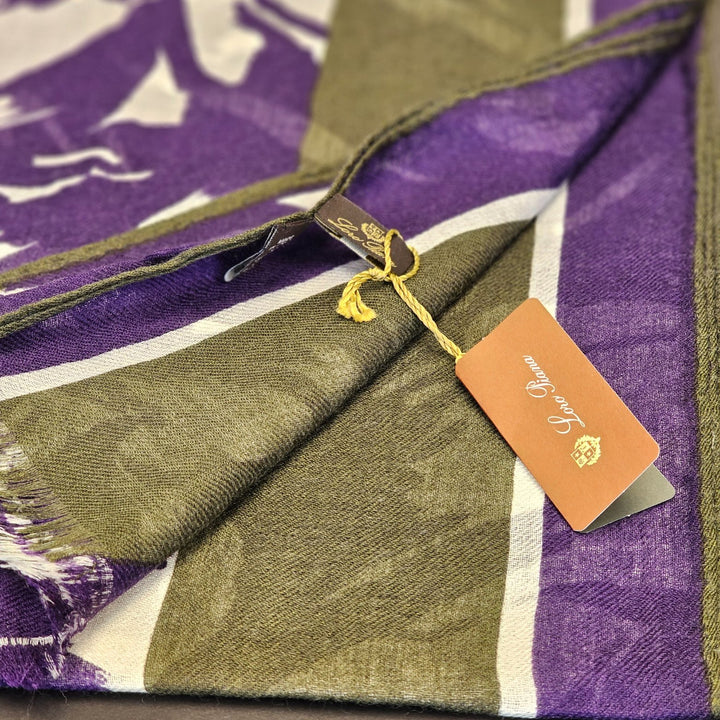 Loro PianaAccessories - Scarves - Loro Piana Women Scarf - Stola I Fioro DI - 70% Cashmere - FAG3137 - Green - Ask Me Wear