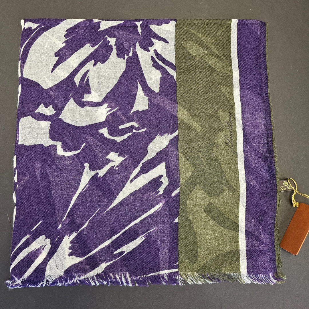 Loro PianaAccessories - Scarves - Loro Piana Women Scarf - Stola I Fioro DI - 70% Cashmere - FAG3137 - Green - Ask Me Wear