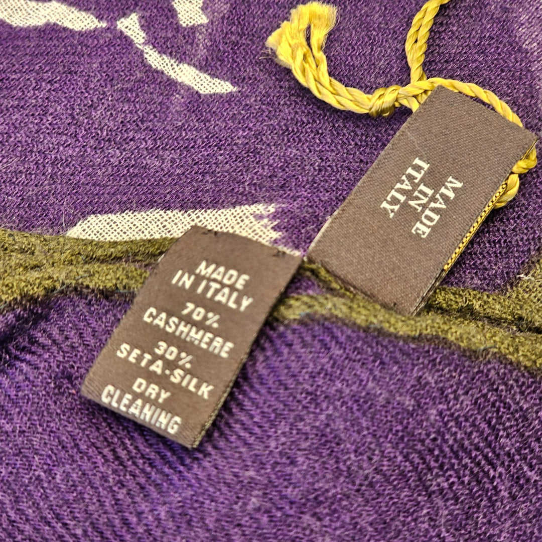 Loro PianaAccessories - Scarves - Loro Piana Women Scarf - Stola I Fioro DI - 70% Cashmere - FAG3137 - Green - Ask Me Wear