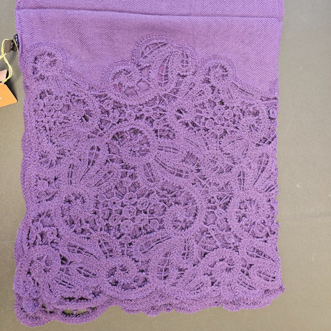 Loro PianaAccessories - Scarves - Loro Piana Women Scarf - Tota Soft Air Macrame - 100% Cashmere - FAF8564 - Purple - Ask Me Wear