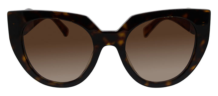 PradaSunglasses - Prada PR 14WS 2AU6S1 Cat - Eye Plastic Tortoise Sunglasses with Brown Gradient Lens - PR_14WS_2AU6S1_52mm - Ask Me Wear