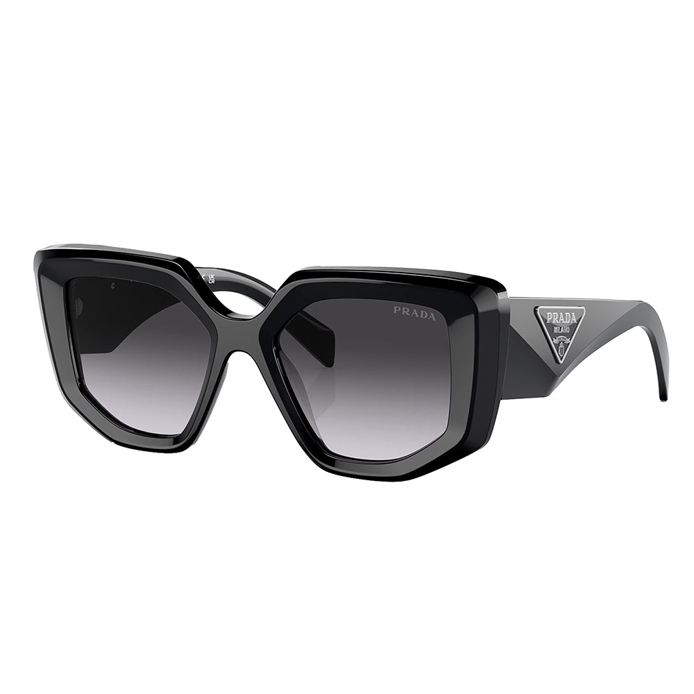 PradaSunglasses - Prada PR 14ZS 1AB09S Fashion Plastic Black Sunglasses with Grey Gradient Lens - PR_14ZS_1AB09S_50mm - Ask Me Wear