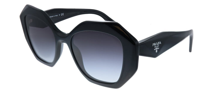 PradaSunglasses - Prada PR 16WS 1AB5D1 Geometric Plastic Black Sunglasses with Grey Gradient Lens - PR_16WS_1AB5D1 - Ask Me Wear