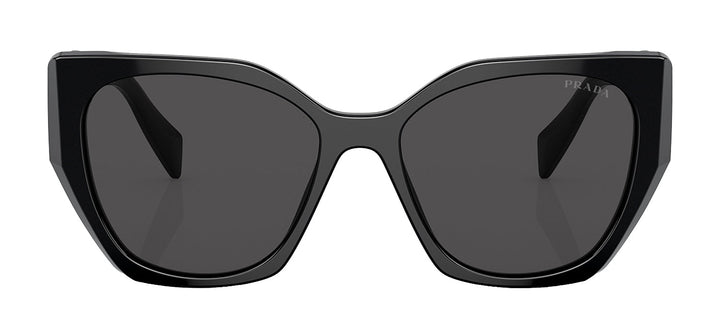 PradaSunglasses - Prada PR 19ZS 1AB5S0 Butterfly Plastic Black Sunglasses with Grey Lens - PR_19ZS_1AB5S0_55mm - Ask Me Wear