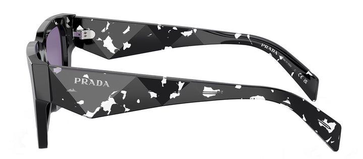 PradaSunglasses - Prada PR A06S 15O50B Square Plastic Tortoise Sunglasses with Purple Mirror Lens - PR_A06S_15O50B_50mm - Ask Me Wear