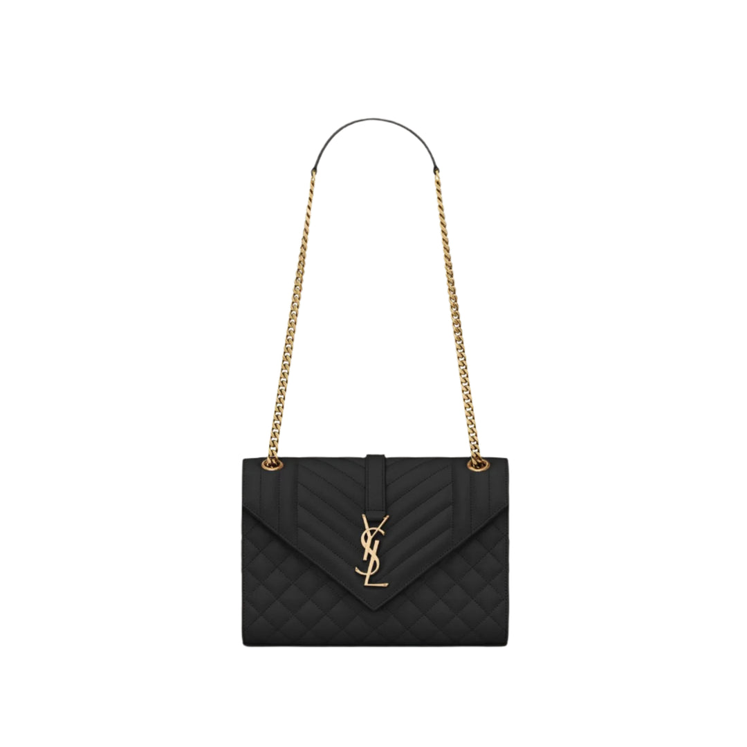 YSLHandbag - SAINT LAURENT Envelope Medium In Mix Matelassé Leather - 600185BOW911000 - Ask Me Wear