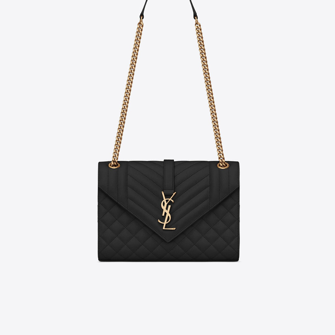 YSLHandbag - SAINT LAURENT Envelope Medium In Mix Matelassé Leather - 600185BOW911000 - Ask Me Wear