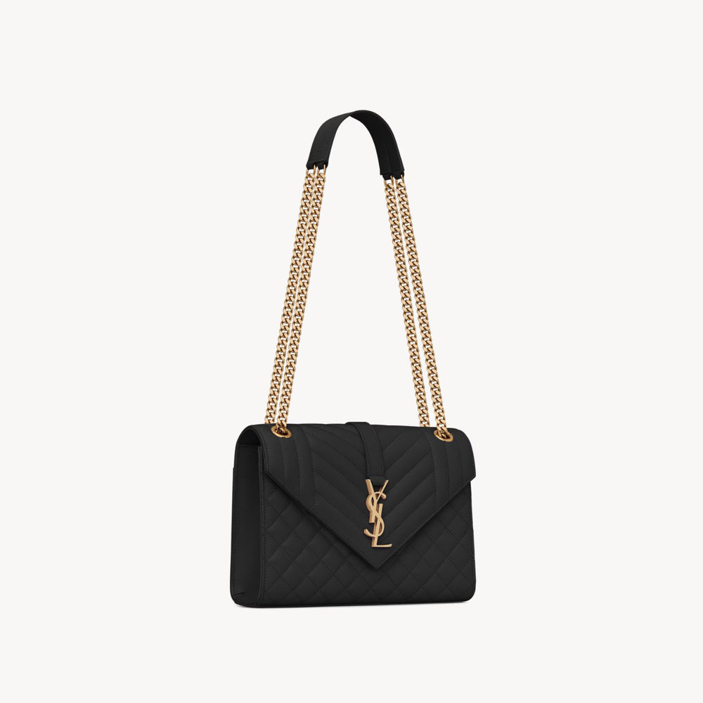 YSLHandbag - SAINT LAURENT Envelope Medium In Mix Matelassé Leather - 600185BOW911000 - Ask Me Wear