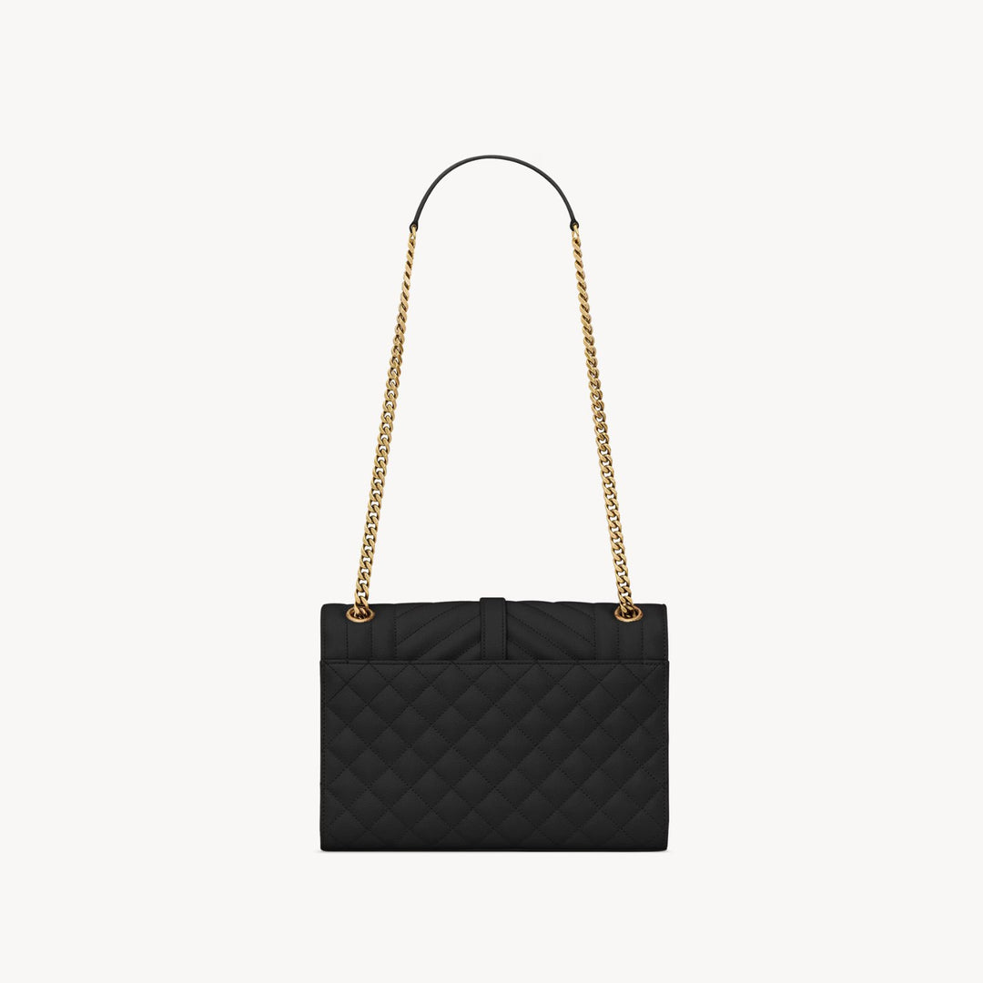 YSLHandbag - SAINT LAURENT Envelope Medium In Mix Matelassé Leather - 600185BOW911000 - Ask Me Wear