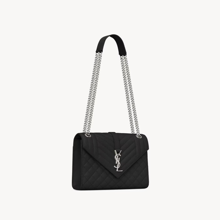 YSLHandbag - SAINT LAURENT Envelope Medium In Mix Matelassé Leather - 600185BOW921000 - Ask Me Wear