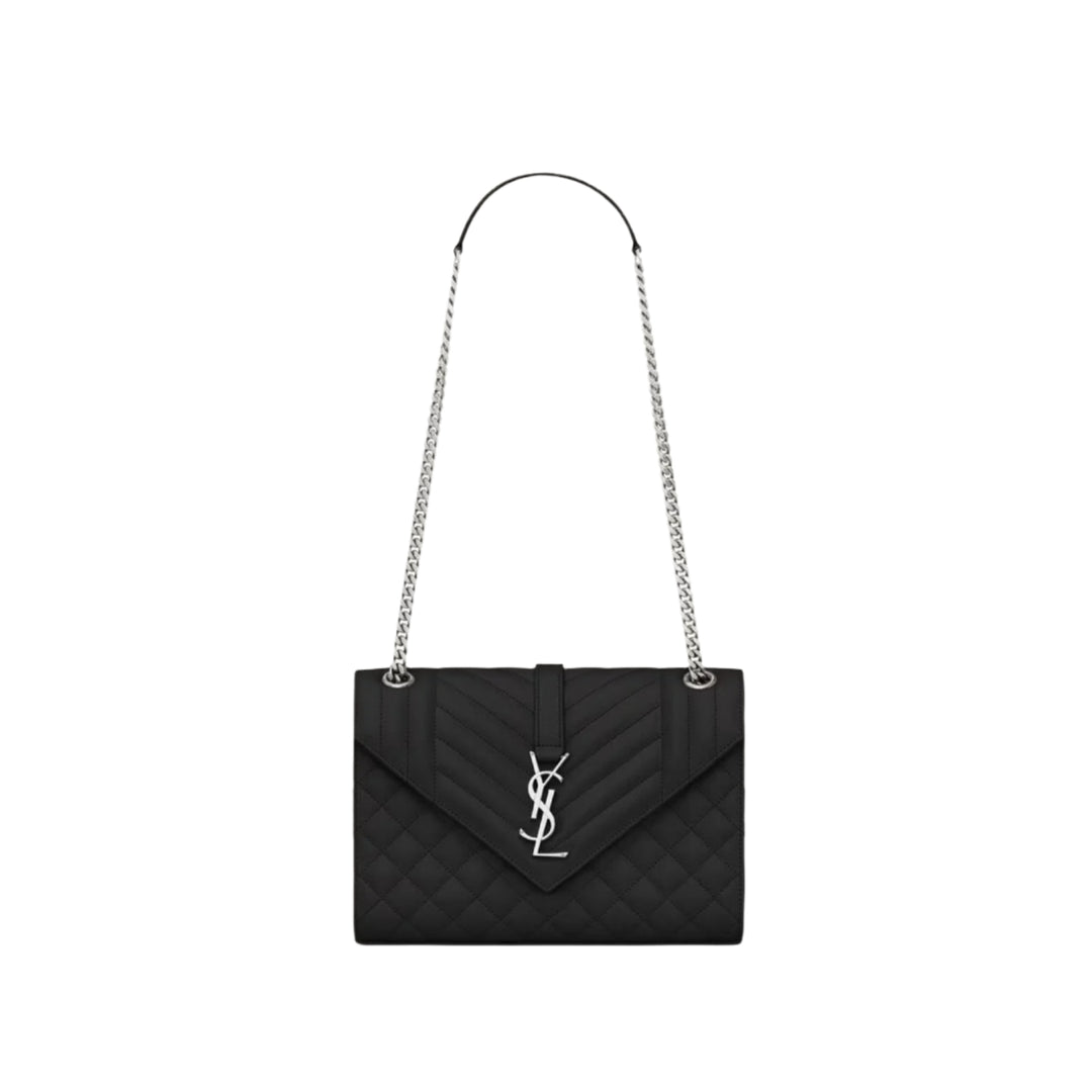 YSLHandbag - SAINT LAURENT Envelope Medium In Mix Matelassé Leather - 600185BOW921000 - Ask Me Wear