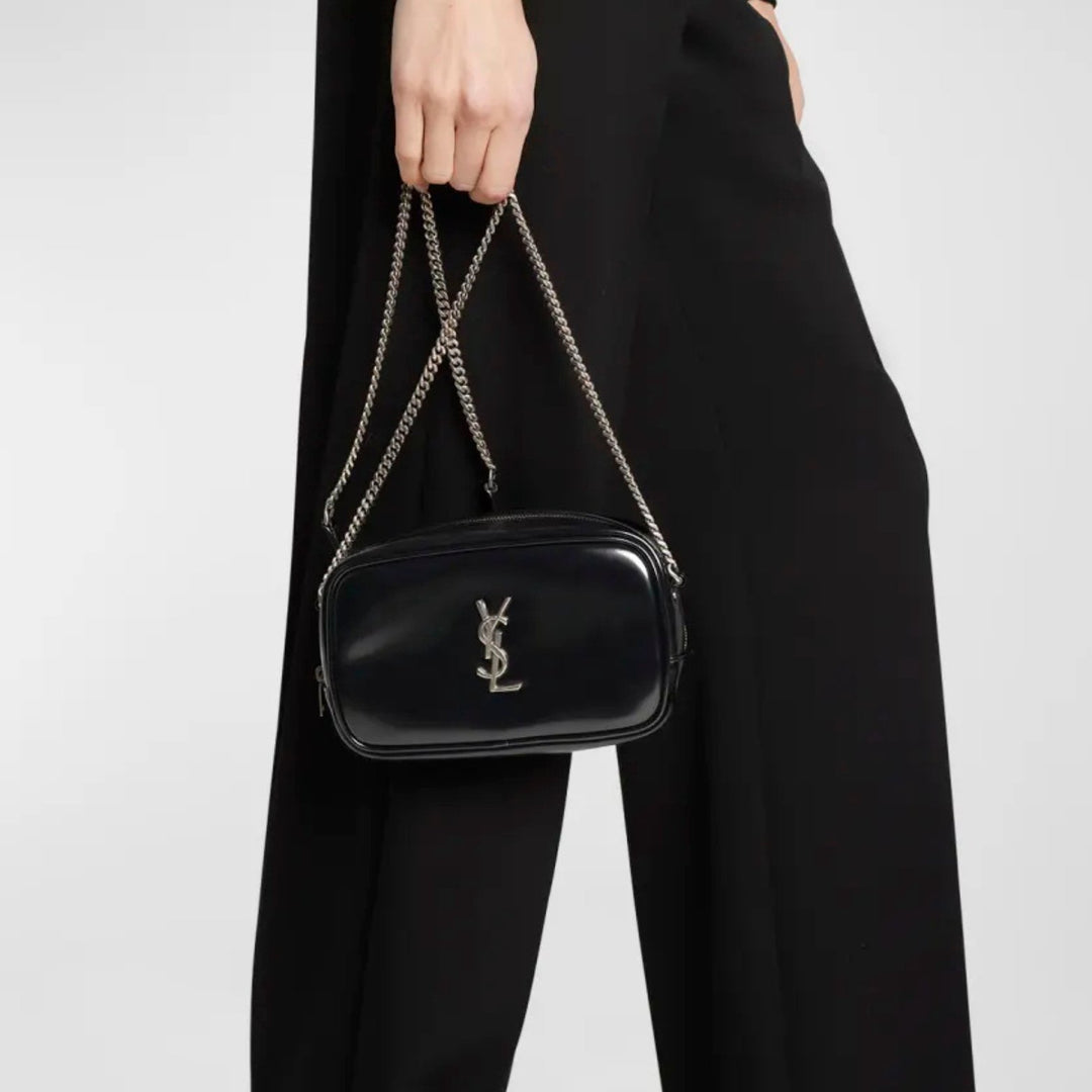YSLHandbag - SAINT LAURENT Lou bag in Shiny Canvas - 756837FACCO1000 - Ask Me Wear