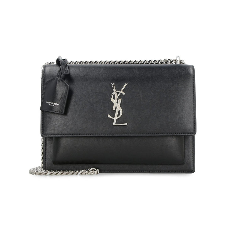 YSLHandbag - SAINT LAURENT Sunset medium chain bag in smooth leather - 442906D420N1000 - Ask Me Wear