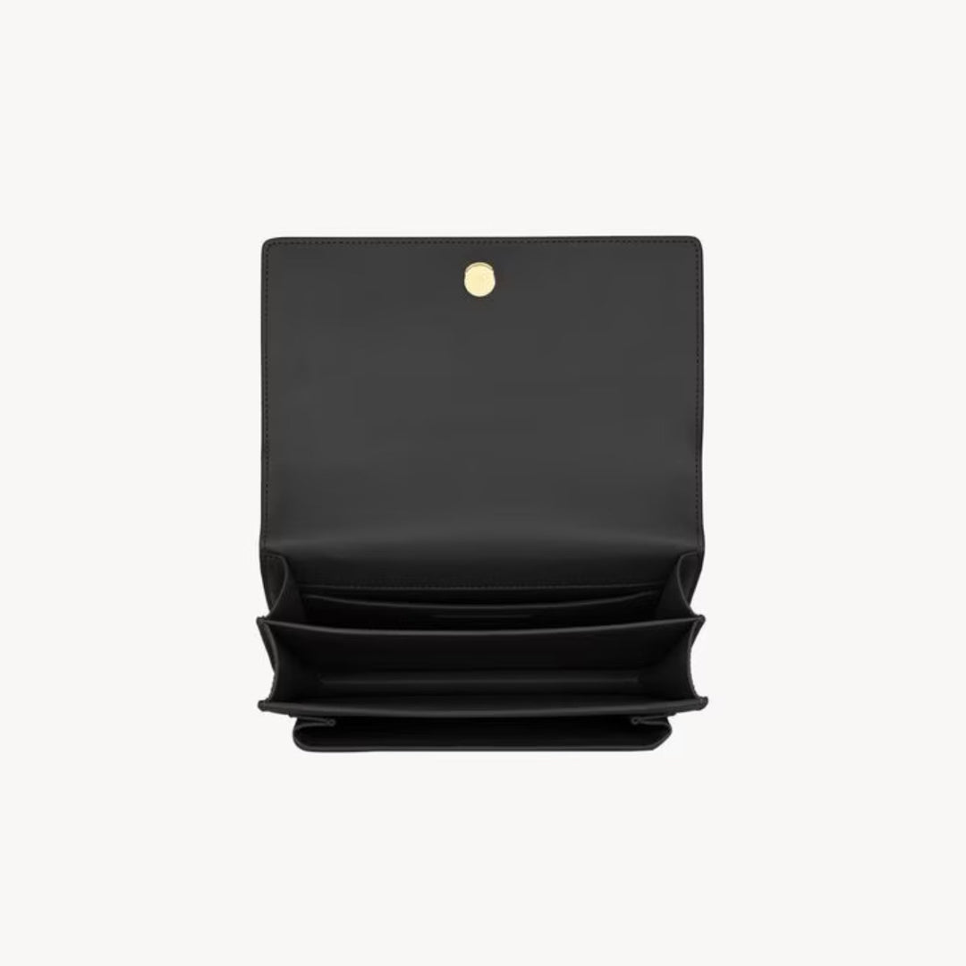 YSLHandbag - SAINT LAURENT Sunset medium chain bag in smooth leather - Gold - 442906D420W1000 - Ask Me Wear