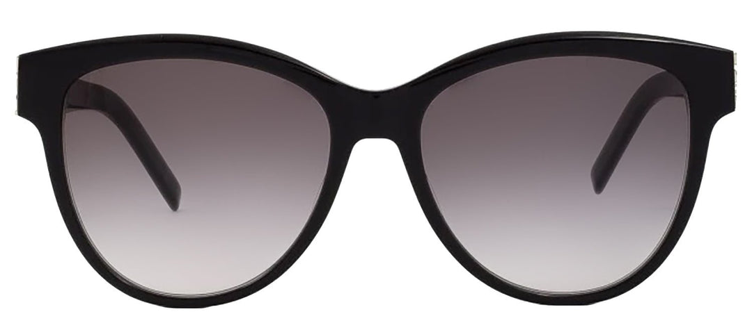 Saint LaurentSunglasses - Saint Laurent MONOGRAM SL M107 002 Round Plastic Black Sunglasses with Grey Gradient Lens - SL_M107_002_55mm - Ask Me Wear