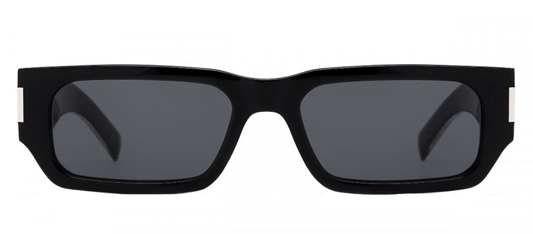 Saint LaurentSunglasses - Saint Laurent SL 660 001 Rectangle Plastic Black Sunglasses with Grey Lens - SL_660_001_54mm - Ask Me Wear
