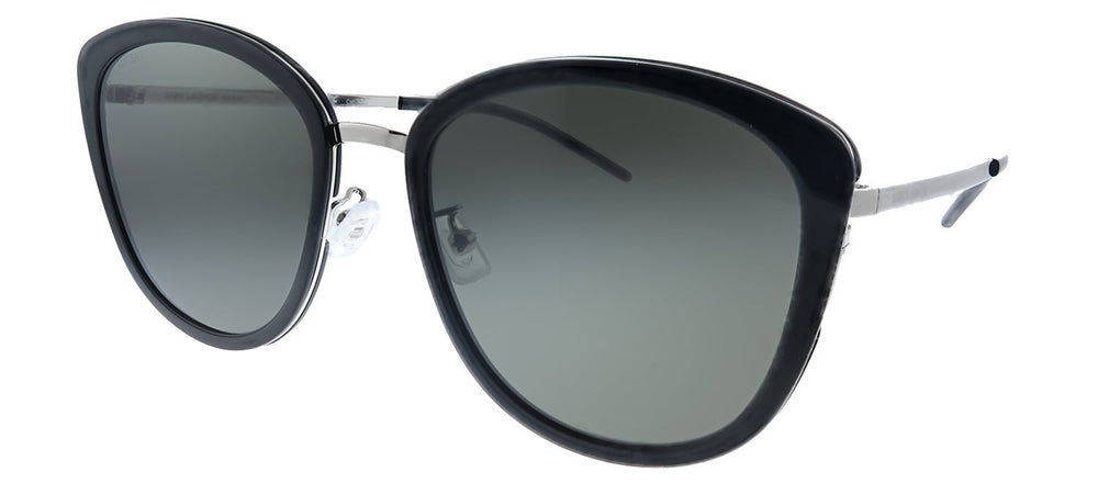 Saint LaurentSunglasses - Saint Laurent SLIM SL 377/K 001 Cat - Eye Metal Silver Sunglasses with Grey Lens - SL_377/K_SLIM_001 - Ask Me Wear