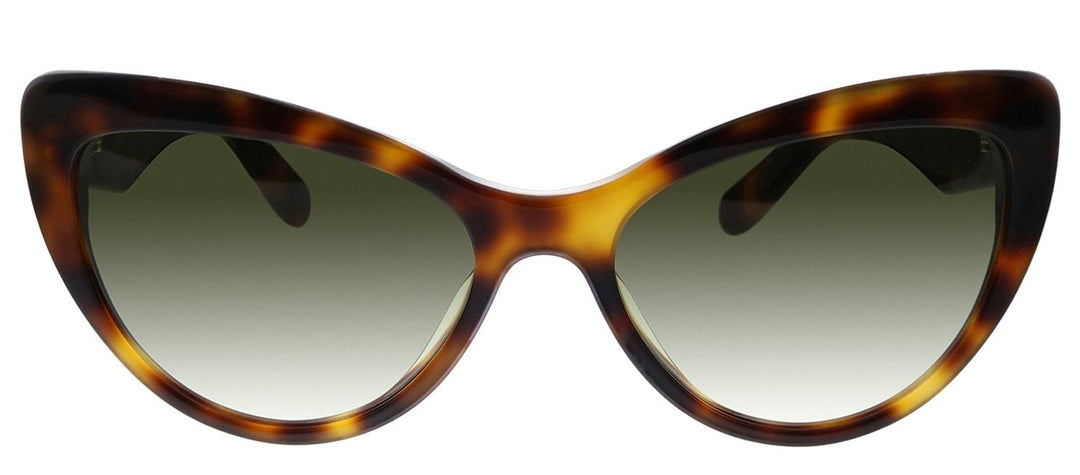 Salvatore FerragamoSunglasses - Salvatore Ferragamo SF 930S 238 Cat - Eye Plastic Tortoise Sunglasses with Green Gradient Lens - SF_930S_238_56mm - Ask Me Wear