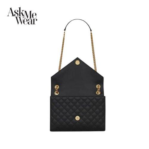 YSLHandbag - SAINT LAURENT Envelope medium chain bag in supple matelassé leather - 6001850O7S11000 - Ask Me Wear