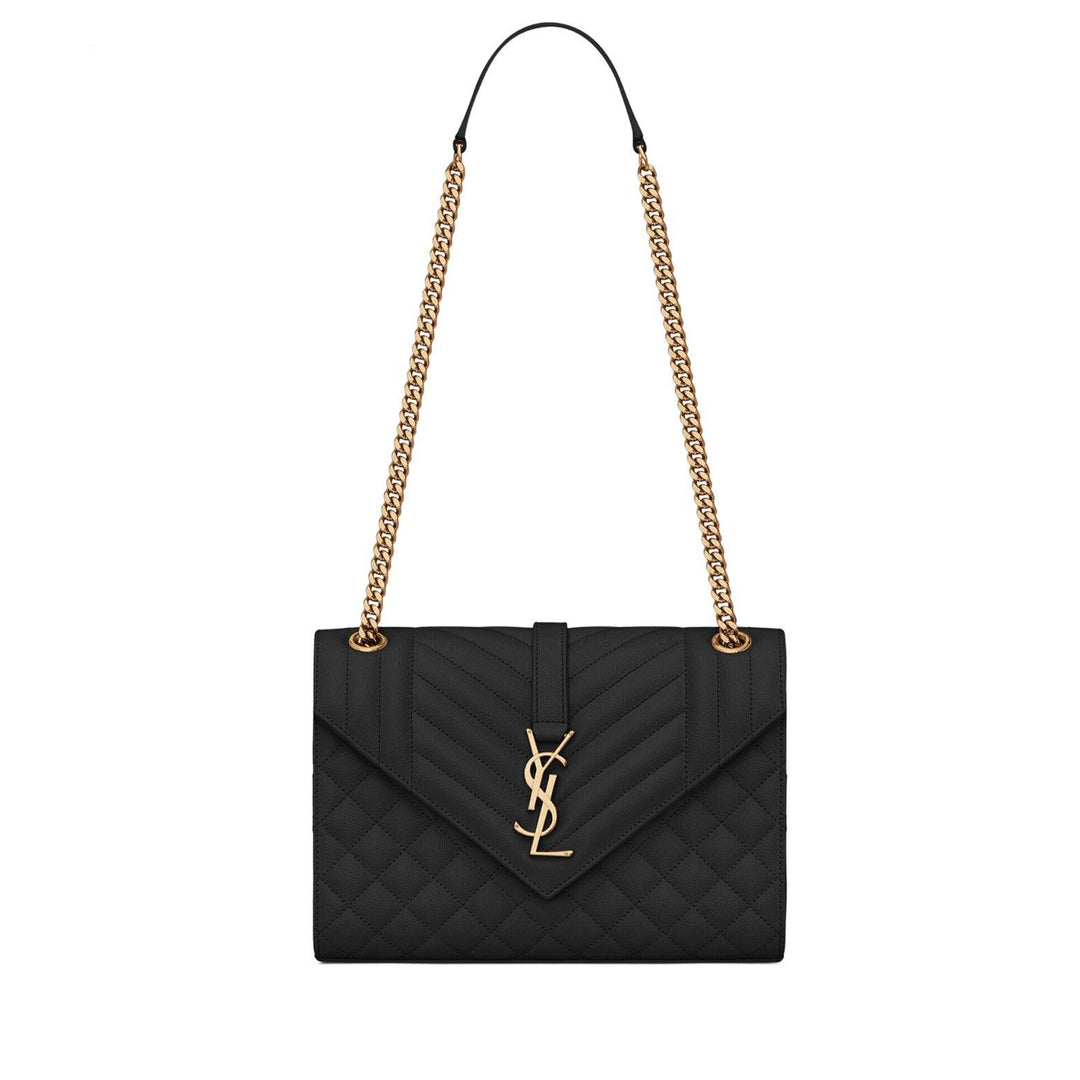 YSLHandbag - SAINT LAURENT Envelope medium chain bag in supple matelassé leather - 6001850O7S11000 - Ask Me Wear
