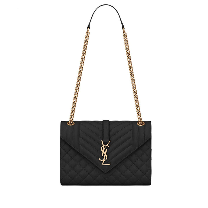 YSLHandbag - SAINT LAURENT Envelope medium chain bag in supple matelassé leather - 6001850O7S11000 - Ask Me Wear
