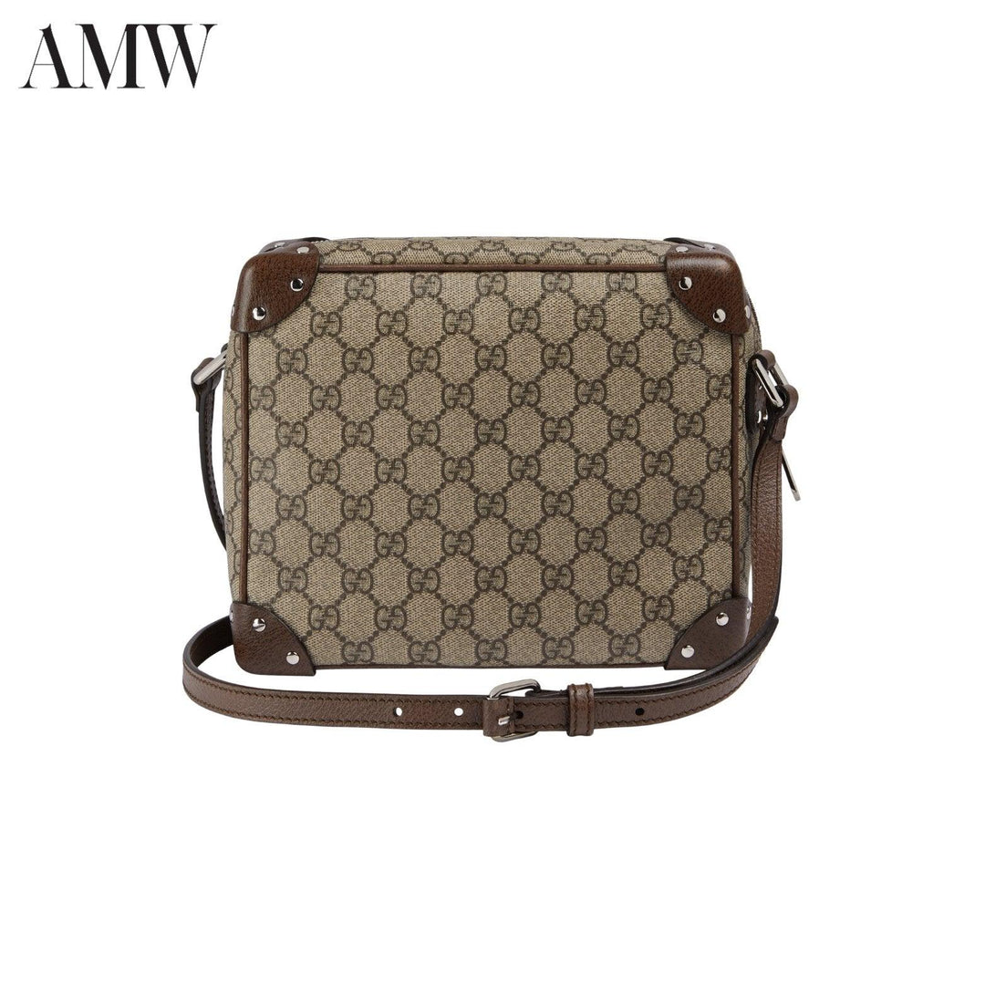 GucciHandbag - GUCCI GG Shoulder Bag With Leather Details - 62636392TDN8358 - Ask Me Wear