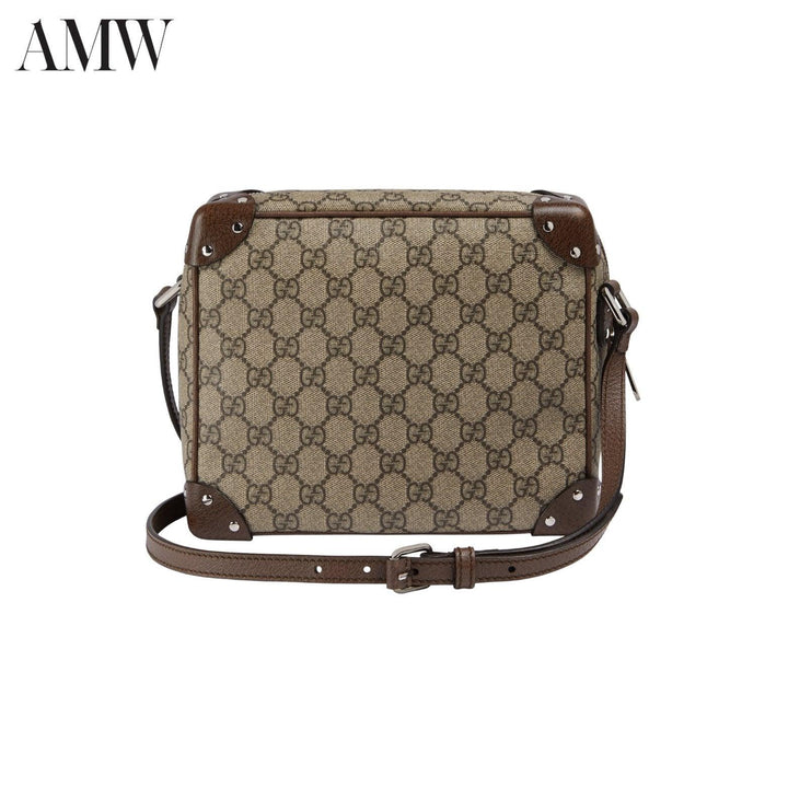 GucciHandbag - GUCCI GG Shoulder Bag With Leather Details - 62636392TDN8358 - Ask Me Wear