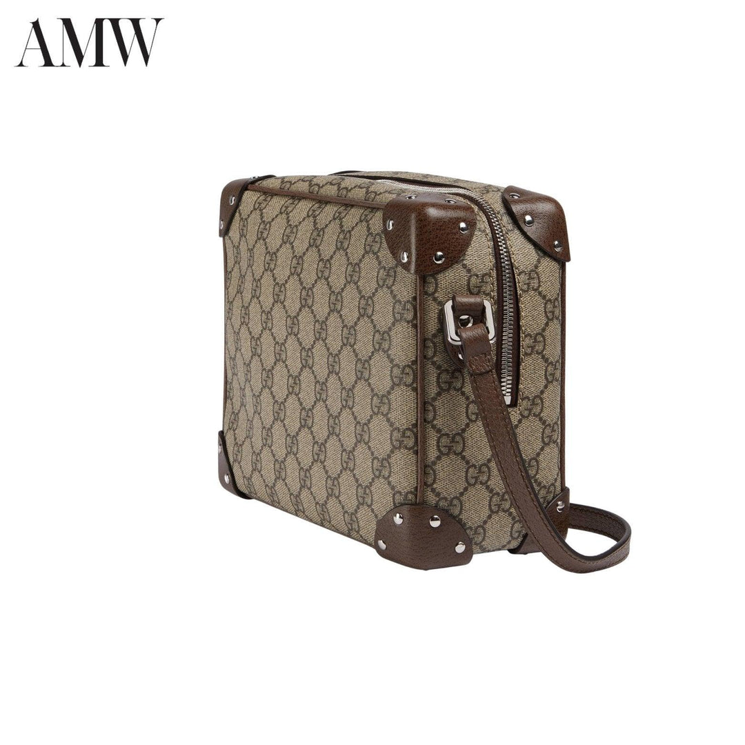 GucciHandbag - GUCCI GG Shoulder Bag With Leather Details - 62636392TDN8358 - Ask Me Wear