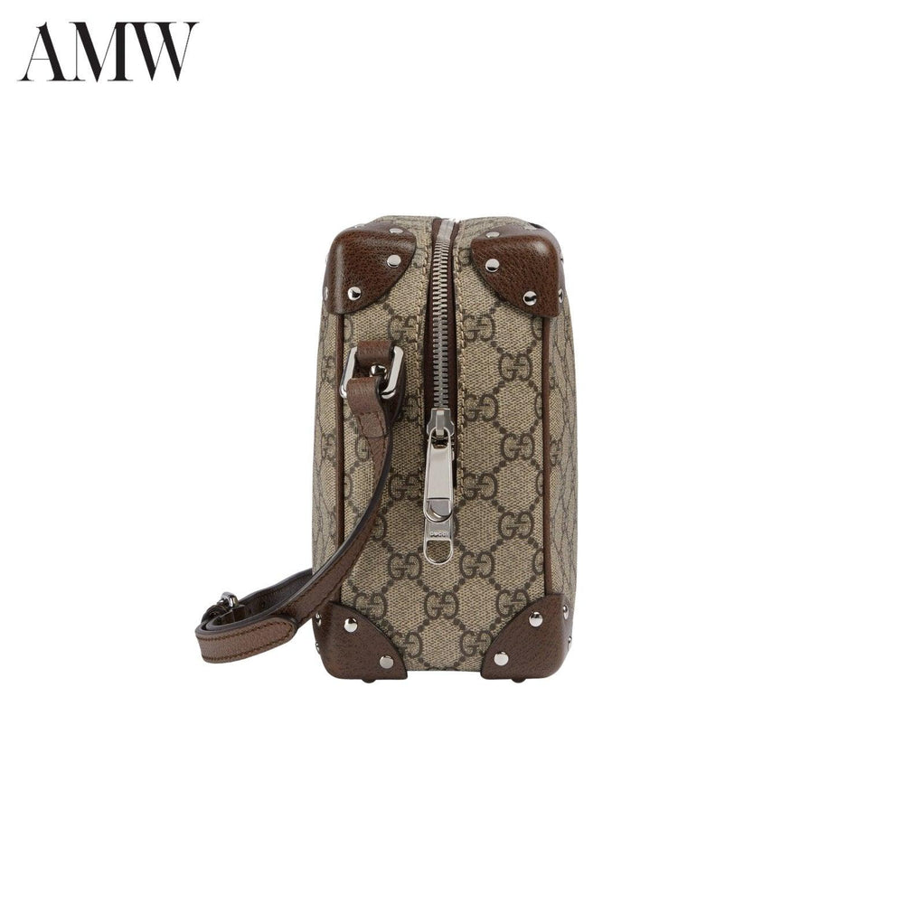 GucciHandbag - GUCCI GG Shoulder Bag With Leather Details - 62636392TDN8358 - Ask Me Wear