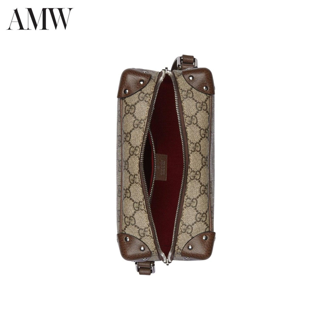 GucciHandbag - GUCCI GG Shoulder Bag With Leather Details - 62636392TDN8358 - Ask Me Wear
