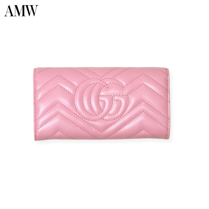 GucciHandbag - GUCCI Leather Bifold Wallet GG Marmont - 443436DTD1P5815 - Ask Me Wear