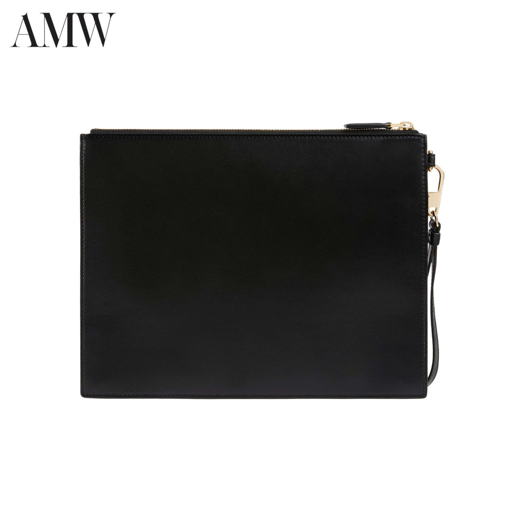 GucciHandbag - GUCCI Leather pouch with Gucci logo - 5476130YA0G1000 - Ask Me Wear