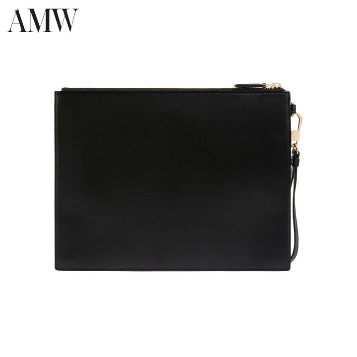 GucciHandbag - GUCCI Leather pouch with Gucci logo - 5476130YA0G1000 - Ask Me Wear