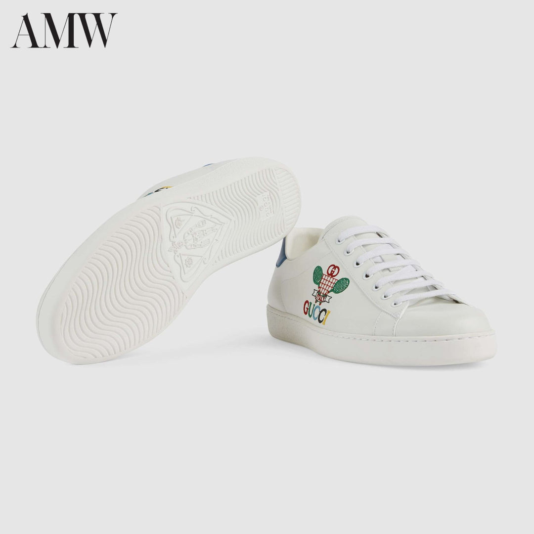 GucciShoes - GUCCI Men's Tennis Ace Sneakers - 603696AYO709096 - Ask Me Wear