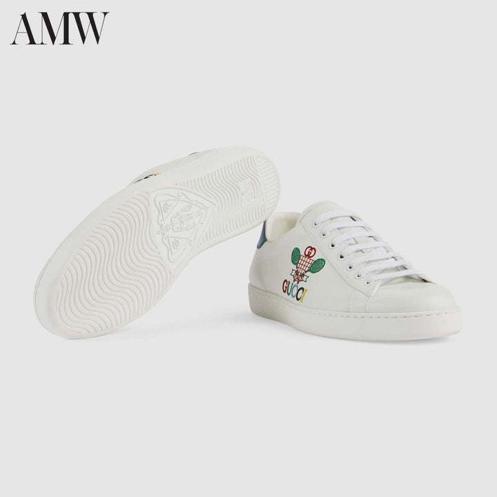 GucciShoes - GUCCI Men's Tennis Ace Sneakers - 603696AYO709096 - Ask Me Wear