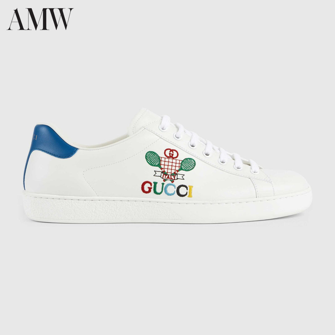 GucciShoes - GUCCI Men's Tennis Ace Sneakers - 603696AYO709096 - Ask Me Wear