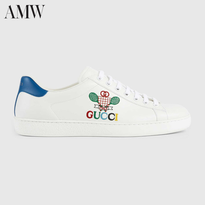 GucciShoes - GUCCI Men's Tennis Ace Sneakers - 603696AYO709096 - Ask Me Wear