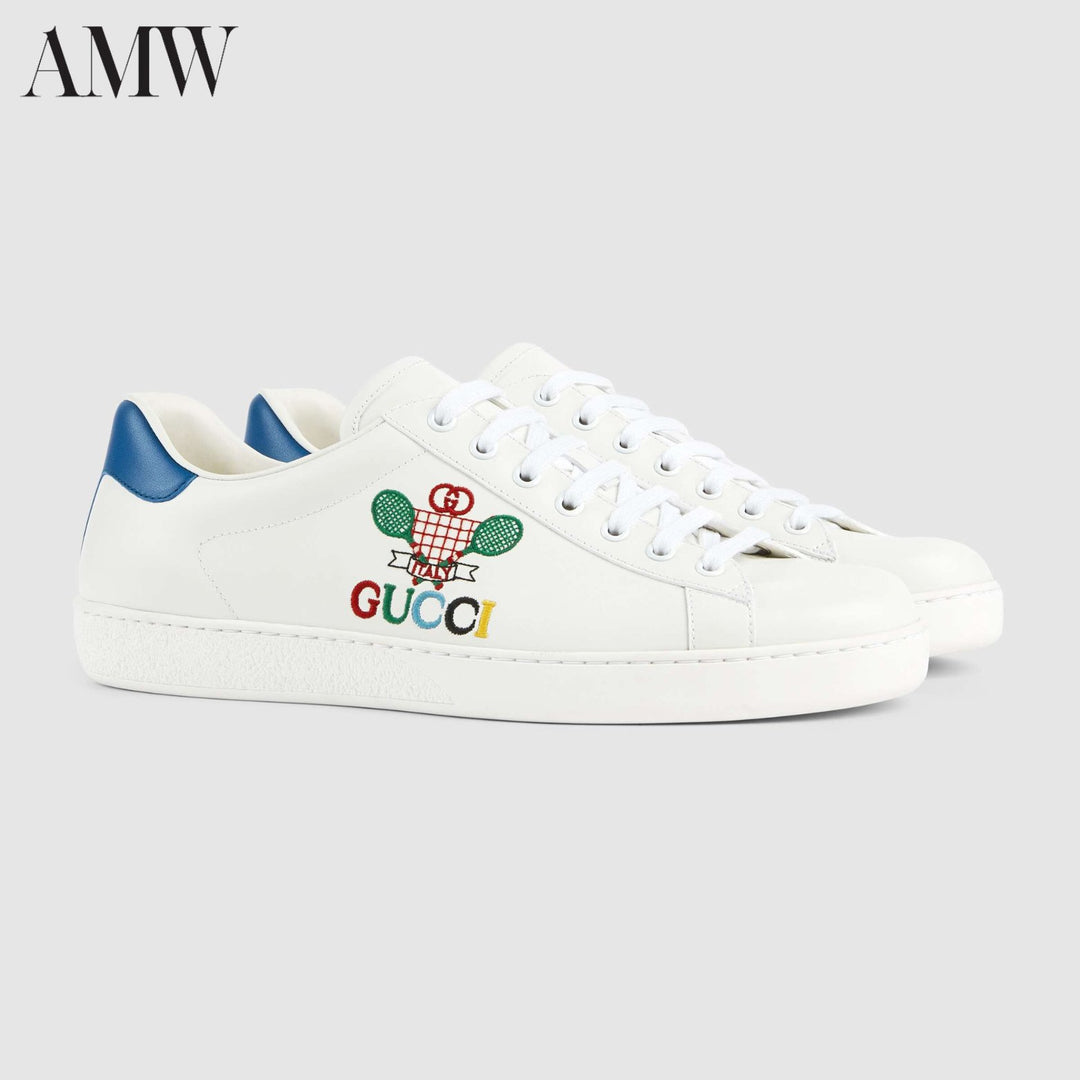 GucciShoes - GUCCI Men's Tennis Ace Sneakers - 603696AYO709096 - Ask Me Wear
