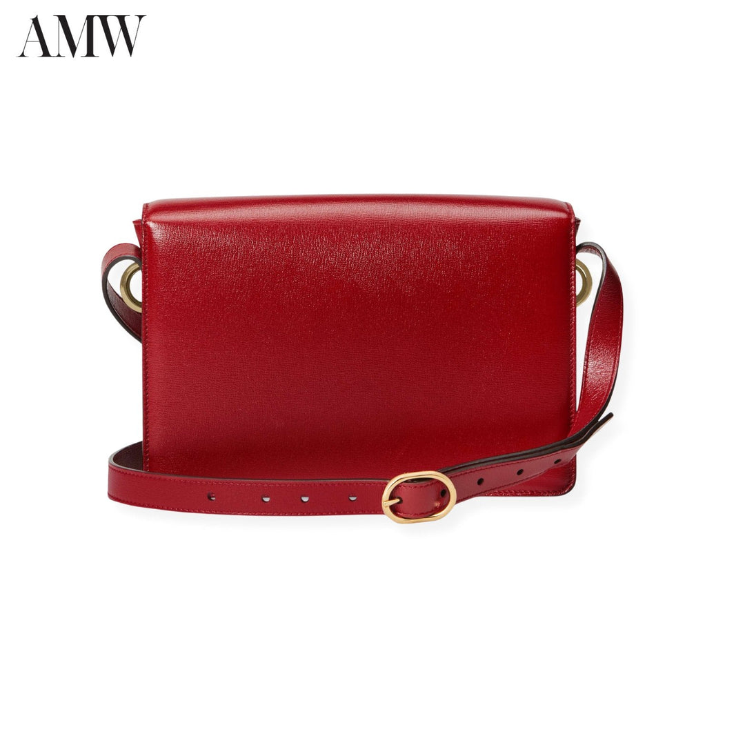 GucciHandbag - GUCCI Small Leather Shoulder Bag - 5894741DB0G6638 - Ask Me Wear