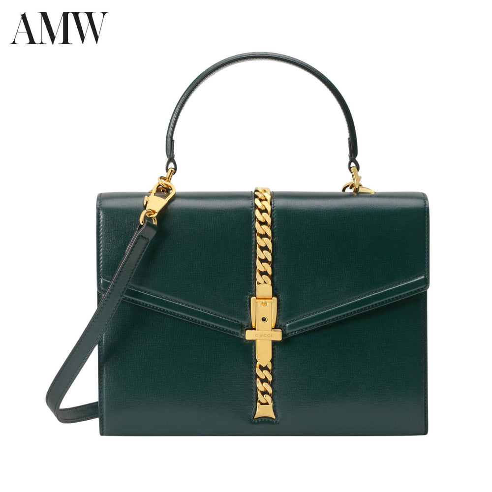 GucciHandbag - GUCCI Sylvie 1969 Small Top Handle Bag - 6027811DB0G3020 - Ask Me Wear