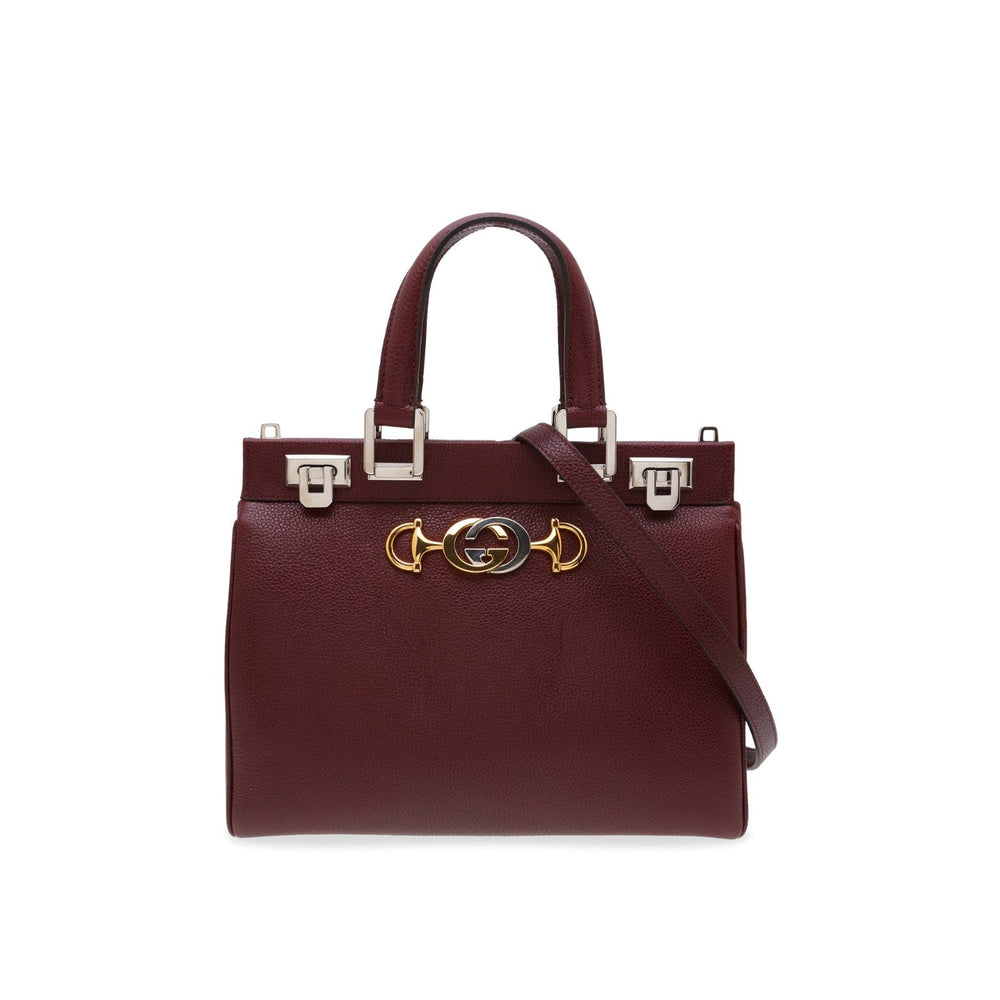 GucciHandbag - GUCCI Zumi Grainy Leather Small Top Handle Bag - 5697121B90X6629 - Ask Me Wear