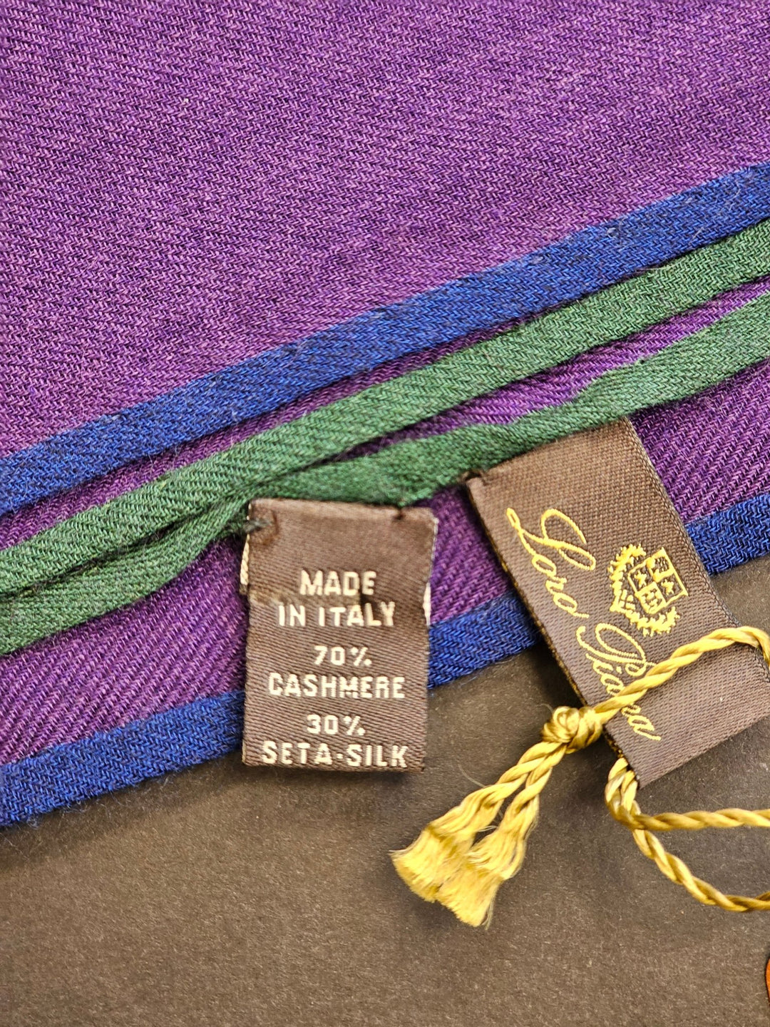 Loro PianaAccessories - Scarves - Loro Piana Women Scarf - SC Quadrata Four In Hand - 70% Cashmere - FAF4445 - Purple - Ask Me Wear