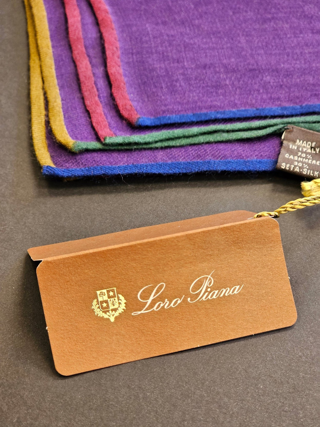 Loro PianaAccessories - Scarves - Loro Piana Women Scarf - SC Quadrata Four In Hand - 70% Cashmere - FAF4445 - Purple - Ask Me Wear