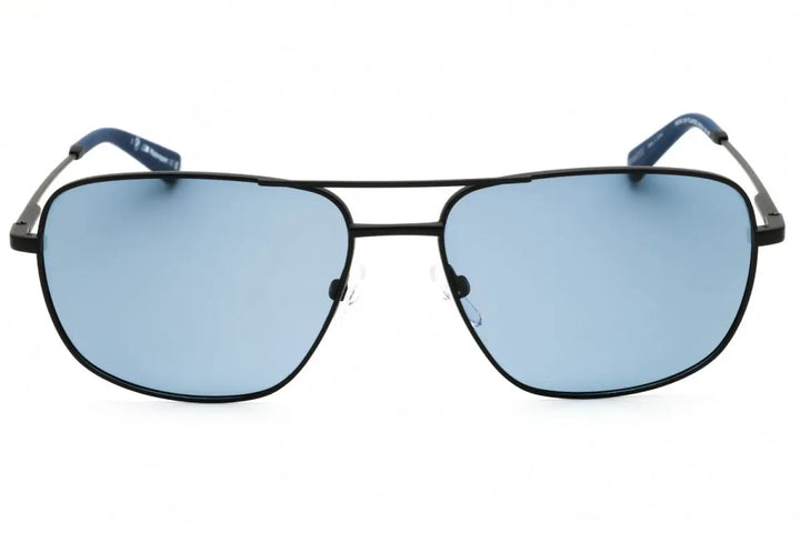 Bmw Sunglasses Aviator Full Rim, Matte Black Frame And Blue Polarized Lens