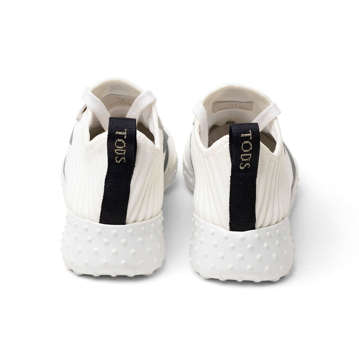 Tod's Ribbed Lace-Up Sneakers in WHITE